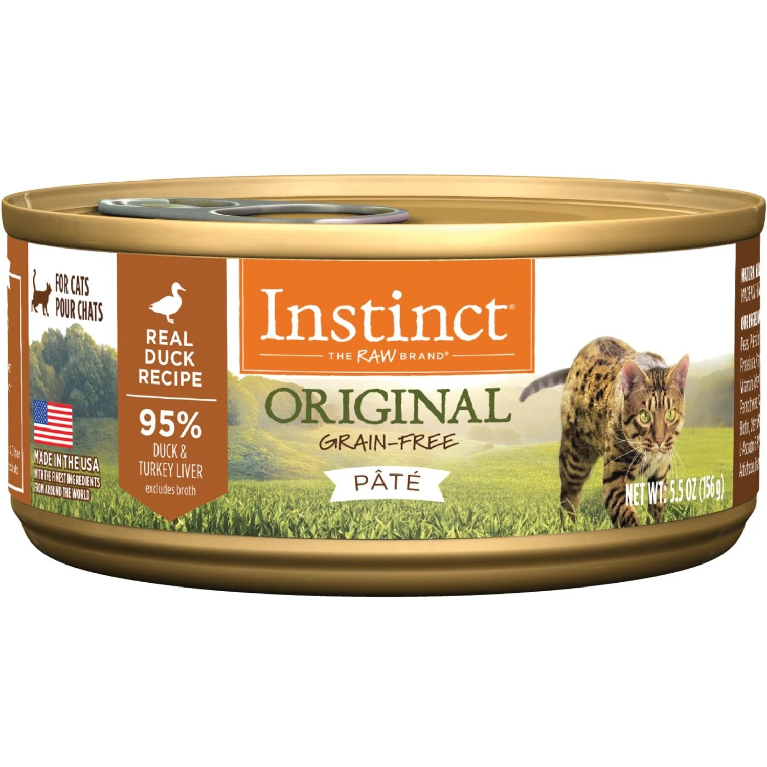 Instinct Original Grain-Free Pate Real Duck Recipe Wet Canned Cat Food 3 Instinct Original Grain-Free Pate Real Duck Recipe Wet Canned Cat Food