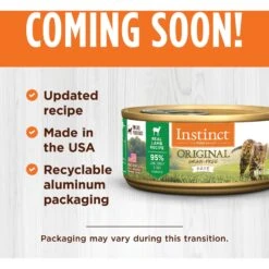 Instinct Original Grain-Free Pate Real Lamb Recipe Canned Cat Food -PurePet Bites Shop 49684 PT1. AC SS1800 V1681227692