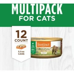 Instinct Original Grain-Free Pate Real Lamb Recipe Canned Cat Food -PurePet Bites Shop 49684 PT6. AC SS1800 V1681160051