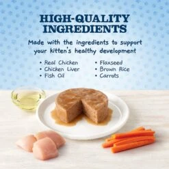 Blue Buffalo Baby Blue Healthy Growth Formula Natural Chicken Recipe Kitten Wet Food 13 Blue Buffalo Baby Blue Healthy Growth Formula Natural Chicken Recipe Kitten Wet Food -PurePet Bites Shop 502254 PT3. AC SS1800 V1647638296