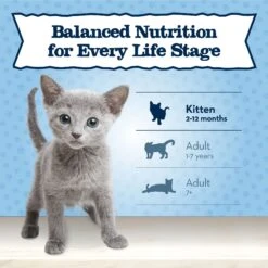 Blue Buffalo Baby Blue Healthy Growth Formula Grain-Free High Protein Salmon Recipe Kitten Wet Food, 3-oz Cans, Case Of 24 -PurePet Bites Shop 502278 PT7. AC SS1800 V1647638580