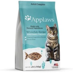 Applaws Adult Complete Chicken Recipe With Country Vegetables Grain-Free Dry Cat Food & Applaws Adult Complete Whitefish Recipe With Country Vegetables Grain-Free Dry Cat Food -PurePet Bites Shop 502926 PT5. AC SS1800 V1648478525