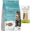 Applaws Adult Complete Whitefish Recipe With Country Vegetables Grain-Free Dry Cat Food & Applaws Tuna Loin Grain-Free Cat Treats, 1.06-oz Loin, Case Of 12 -PurePet Bites Shop 502938 MAIN. AC SS1800 V1648476400