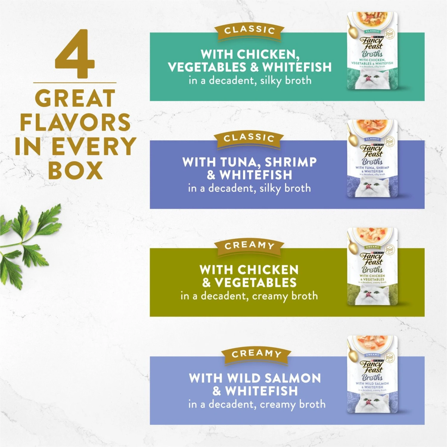 Applaws Adult Complete Whitefish Recipe With Country Vegetables Grain-Free Dry Cat Food & Fancy Feast Classic Collection Broths Variety Pack Complement Wet Cat Food 5 Applaws Adult Complete Whitefish Recipe With Country Vegetables Grain-Free Dry Cat Food & Fancy Feast Classic Collection Broths Variety Pack Complement Wet Cat Food - Image 3
