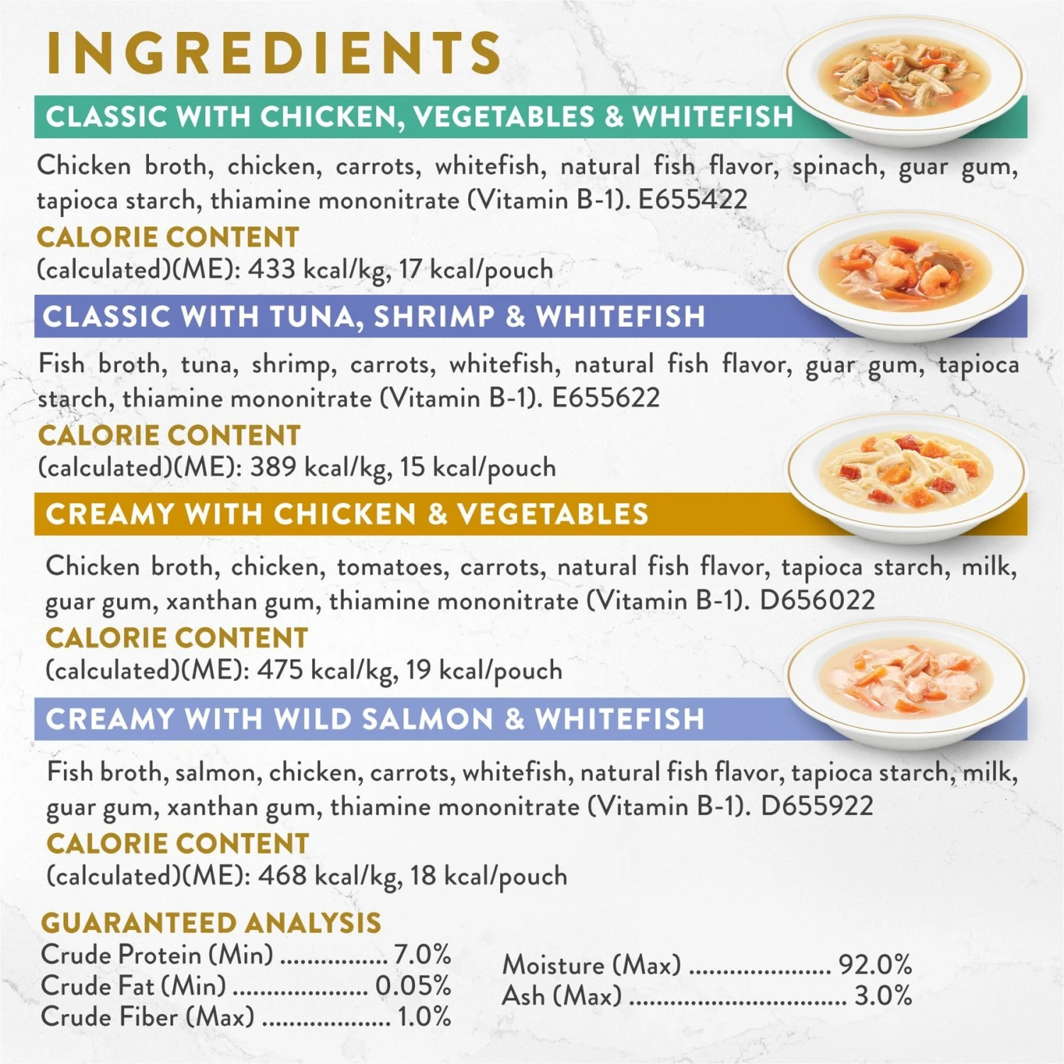 Applaws Adult Complete Whitefish Recipe With Country Vegetables Grain-Free Dry Cat Food & Fancy Feast Classic Collection Broths Variety Pack Complement Wet Cat Food 6 Applaws Adult Complete Whitefish Recipe With Country Vegetables Grain-Free Dry Cat Food & Fancy Feast Classic Collection Broths Variety Pack Complement Wet Cat Food - Image 4