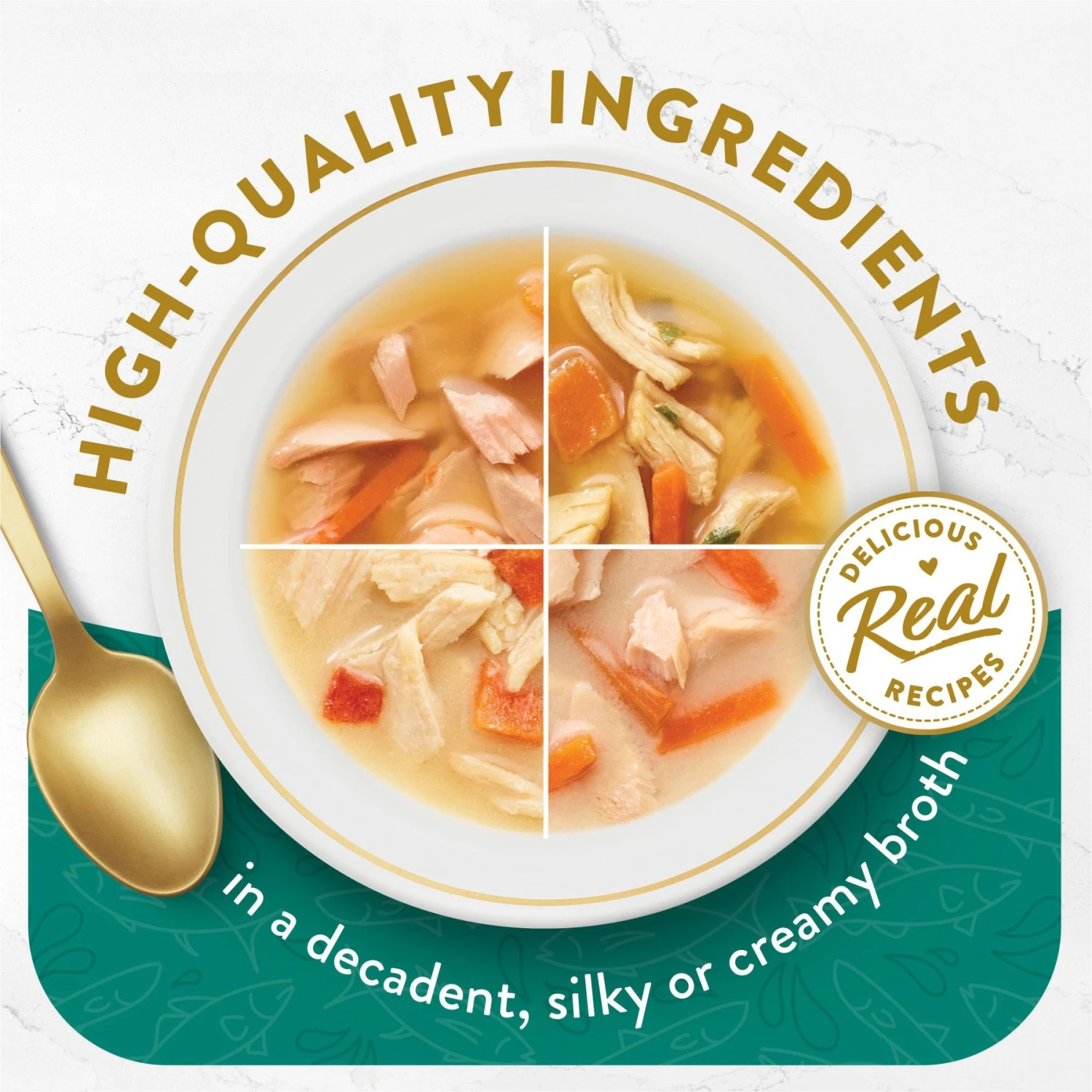 Applaws Adult Complete Whitefish Recipe With Country Vegetables Grain-Free Dry Cat Food & Fancy Feast Classic Collection Broths Variety Pack Complement Wet Cat Food 7 Applaws Adult Complete Whitefish Recipe With Country Vegetables Grain-Free Dry Cat Food & Fancy Feast Classic Collection Broths Variety Pack Complement Wet Cat Food - Image 5