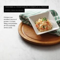 Fussie Cat Gold Chicken & Vegetables Formula In Gravy Grain-Free Wet Cat Food 9 Fussie Cat Gold Chicken & Vegetables Formula In Gravy Grain-Free Wet Cat Food -PurePet Bites Shop 50664 PT1. AC SS1800 V1642556825