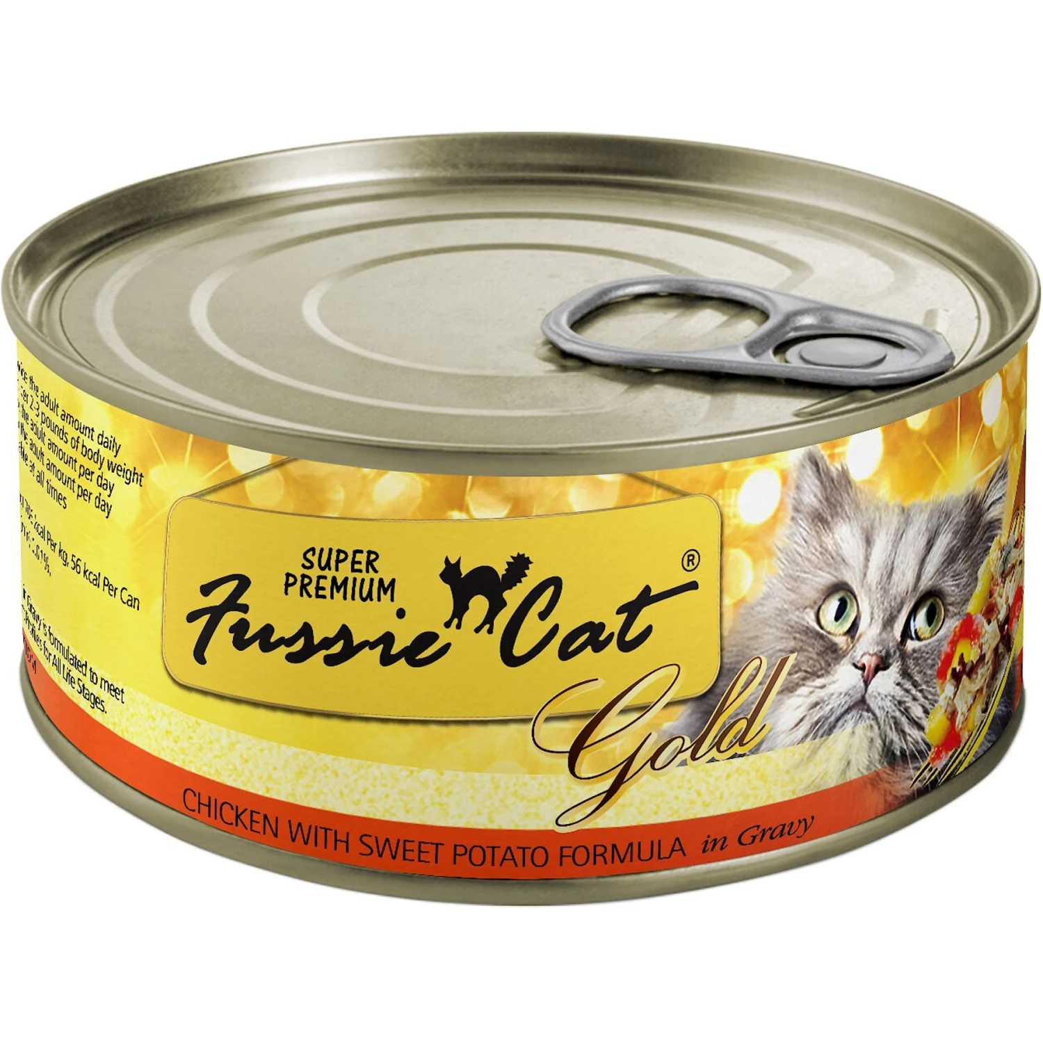 Fussie Cat Super Premium Chicken With Sweet Potato Formula In Gravy Canned Cat Food 3 Fussie Cat Super Premium Chicken With Sweet Potato Formula In Gravy Canned Cat Food