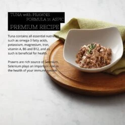 Fussie Cat Premium Tuna With Prawns Formula In Aspic Grain-Free Canned Cat Food -PurePet Bites Shop 50671 PT1. AC SS1800 V1642569692
