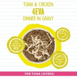 BFF Tuna & Chicken 4-Eva Dinner In Gravy Canned Cat Food 13 BFF Tuna & Chicken 4-Eva Dinner In Gravy Canned Cat Food -PurePet Bites Shop 50888 PT2. AC SS1800 V1644908484