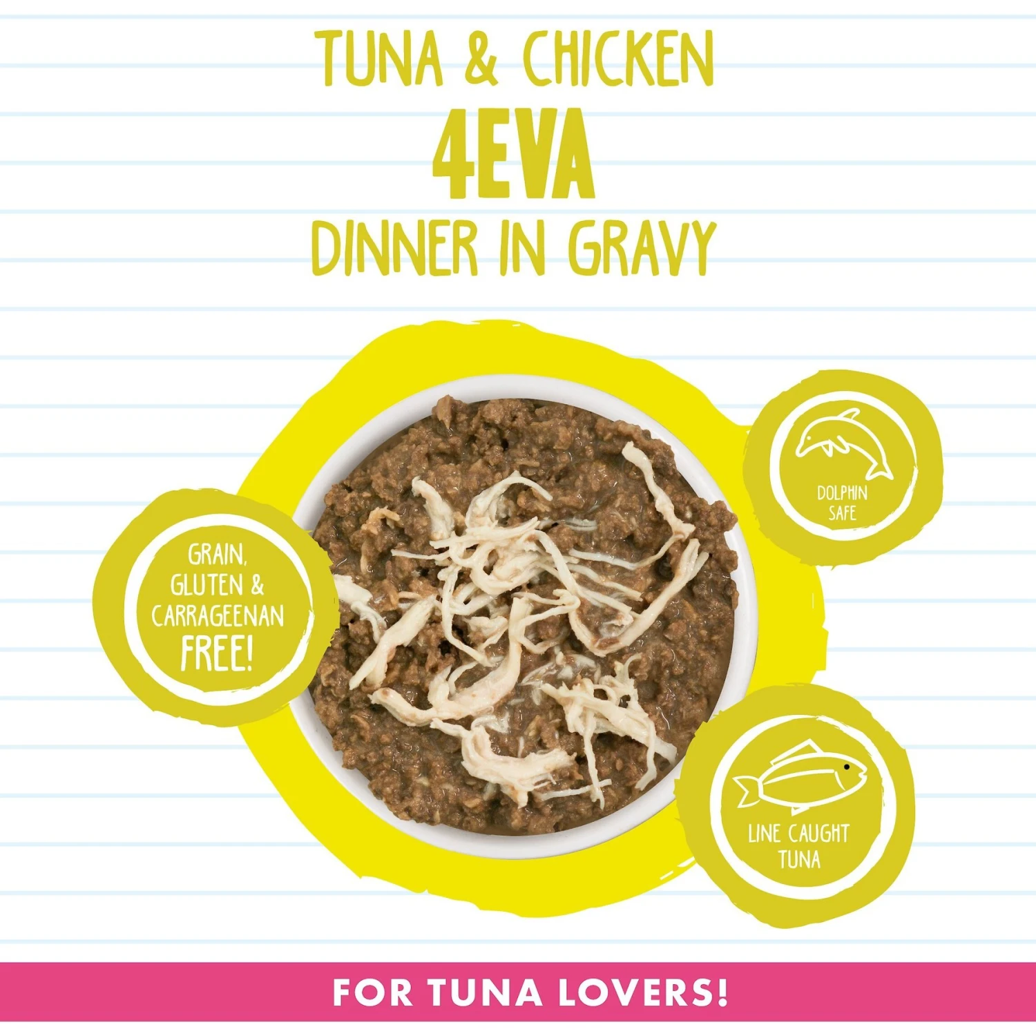 BFF Tuna & Chicken 4-Eva Dinner In Gravy Canned Cat Food 5 BFF Tuna & Chicken 4-Eva Dinner In Gravy Canned Cat Food - Image 3