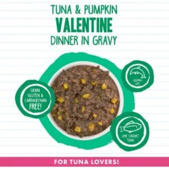 BFF Tuna & Pumpkin Valentine Dinner In Gravy Canned Cat Food 13 BFF Tuna & Pumpkin Valentine Dinner In Gravy Canned Cat Food -PurePet Bites Shop 50889 PT2. AC SS1800 V1644903385