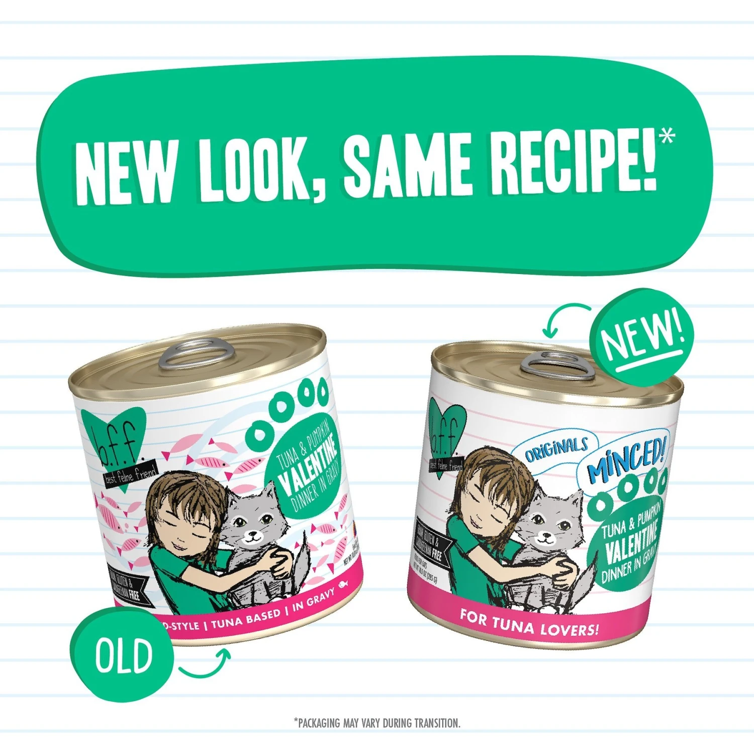 BFF Tuna & Pumpkin Valentine Dinner In Gravy Canned Cat Food 11 BFF Tuna & Pumpkin Valentine Dinner In Gravy Canned Cat Food - Image 9