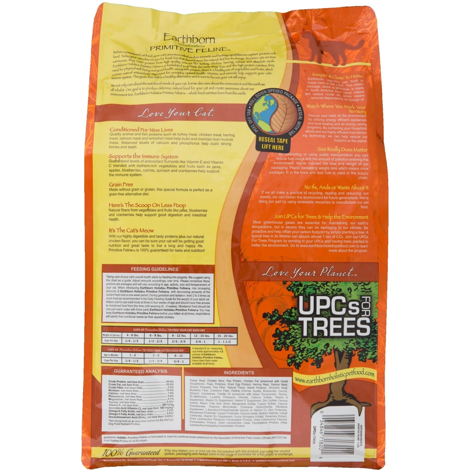 Earthborn Holistic Primitive Feline Grain-Free Natural Dry Cat & Kitten Food 4 Earthborn Holistic Primitive Feline Grain-Free Natural Dry Cat & Kitten Food - Image 2