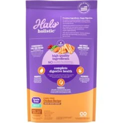 Halo Holistic Indoor Chicken Recipe Complete Digestive Health & Healthy Weight Support Adult Grain-Free Cage-Free Dry Cat Food -PurePet Bites Shop 51454 PT2. AC SS1800 V1676037173