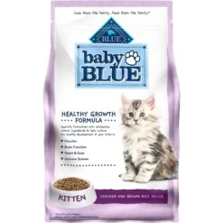 Blue Buffalo Baby Blue Healthy Growth Formula Natural Chicken & Brown Rice Recipe Kitten Dry Food & Blue Buffalo Baby Blue Healthy Growth Formula Natural Chicken Recipe Kitten Wet Food -PurePet Bites Shop 515046 PT5. AC SS1800 V1649358527