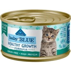 Blue Buffalo Baby Blue Healthy Growth Formula Grain-Free High Protein Chicken Recipe Kitten Wet Food, 3-oz Cans, Case Of 24 & Blue Buffalo Baby Blue Healthy Growth Formula Grain-Free High Protein Salmon Recipe Kitten Wet Food, 3-oz Cans, Case Of 24 -PurePet Bites Shop 515078 PT5. AC SS1800 V1649340462