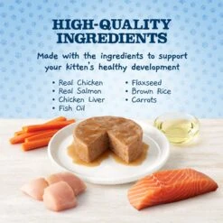 Blue Buffalo Baby Blue Healthy Growth Formula Grain-Free High Protein Variety Pack Kitten Wet Food, 3-oz Can, Case Of 6 & Dr. Elsey's Kitten Attract Clumping Clay Cat Litter 14 Blue Buffalo Baby Blue Healthy Growth Formula Grain-Free High Protein Variety Pack Kitten Wet Food, 3-oz Can, Case Of 6 & Dr. Elsey's Kitten Attract Clumping Clay Cat Litter -PurePet Bites Shop 515094 PT3. AC SS1800 V1700888097