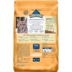 Blue Buffalo Wilderness Weight Control Chicken Recipe Grain-Free Dry Cat Food -PurePet Bites Shop 51552 PT1. AC SS1800 V1537549093