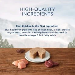 Blue Buffalo Wilderness Chicken Grain-Free Canned Cat Food -PurePet Bites Shop 51556 PT3. AC SS1800 V1646789787