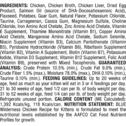 Blue Buffalo Wilderness Kitten Chicken Grain-Free Canned Cat Food -PurePet Bites Shop 51560 PT2. AC SS1800 V1646784986