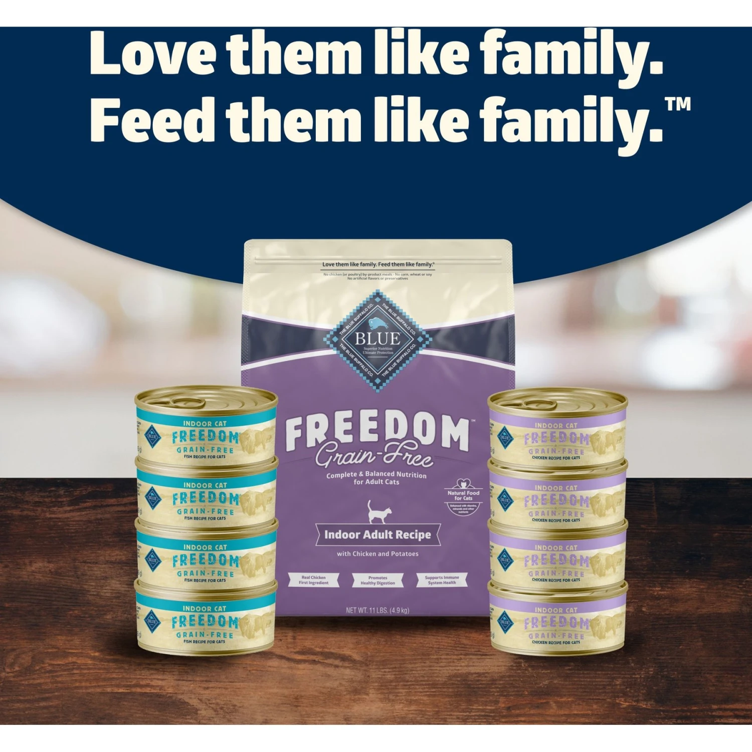 Blue Buffalo Freedom Indoor Adult Chicken Recipe Grain-Free Dry Cat Food 10 Blue Buffalo Freedom Indoor Adult Chicken Recipe Grain-Free Dry Cat Food - Image 8