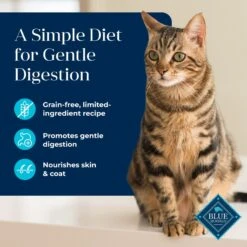 Blue Buffalo Basics Skin & Stomach Care Grain-Free Fish & Potato Entree Indoor Adult Canned Cat Food -PurePet Bites Shop 51733 PT2. AC SS1800 V1646282830