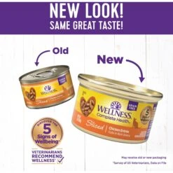 Wellness Sliced Chicken Entree Grain-Free Canned Cat Food -PurePet Bites Shop 52111 PT1. AC SS1800 V1695932954