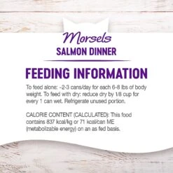 Wellness Cubed Salmon Dinner Morsels In Gravy Grain-Free Canned Cat Food -PurePet Bites Shop 52113 PT5. AC SS1800 V1636516057