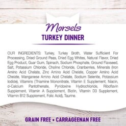 Wellness Morsels Turkey Dinner Cubes In Rich Gravy Grain-Free Canned Cat Food 15 Wellness Morsels Turkey Dinner Cubes In Rich Gravy Grain-Free Canned Cat Food -PurePet Bites Shop 52121 PT5. AC SS1800 V1695923303