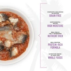 Tiki Cat Grill Sardine Cutlets Grain-Free Canned Cat Food 15 Tiki Cat Grill Sardine Cutlets Grain-Free Canned Cat Food -PurePet Bites Shop 52565 PT4. AC SS1800 V1703863247