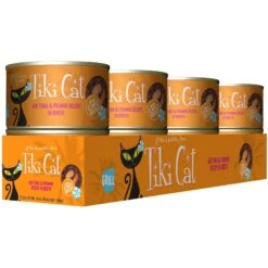 Tiki Cat Grill Ahi Tuna With Prawns In Tuna Consomme Grain-Free Canned Cat Food -PurePet Bites Shop 52569 PT1. AC SS1800 V1703863018