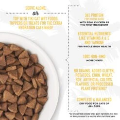 Tiki Cat Born Carnivore Grain-Free Chicken & Turkey Meal Recipe Dry Cat Food -PurePet Bites Shop 526078 PT2. AC SS1800 V1683313177