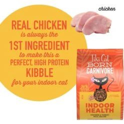 Tiki Cat Born Carnivore Grain-Free Chicken & Turkey Meal Recipe Dry Cat Food -PurePet Bites Shop 526078 PT3. AC SS1800 V1683313180