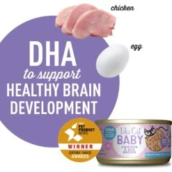 Tiki Cat Baby Grain-Free Chicken & Egg Recipe Wet Cat Food, 2.4-oz Can, Case Of 12 -PurePet Bites Shop 526142 PT3. AC SS1800 V1651543021