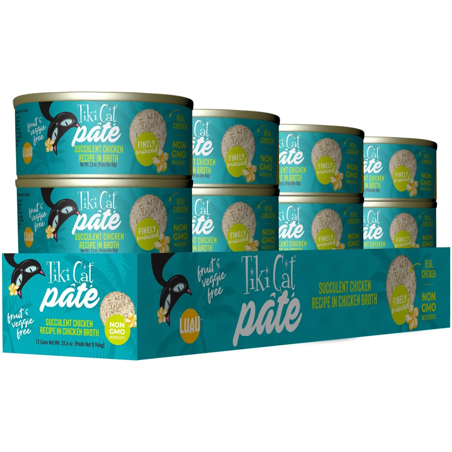 Tiki Cat Luau Succulent Chicken Pate Wet Cat Food 4 Tiki Cat Luau Succulent Chicken Pate Wet Cat Food - Image 2