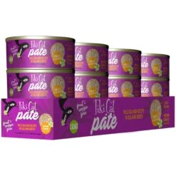 Tiki Cat Luau Wild Salmon Pate Wet Cat Food -PurePet Bites Shop 526182 PT1. AC SS1800 V1657658483