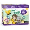 Weruva Best Feline Friend Paté Lovers, Aw Yeah! Paté Soiree! Variety Pack Grain-Free Wet Cat Food, 2.8-oz Pouch, Case Of 12 -PurePet Bites Shop 535342 MAIN. AC SS1800 V1651527443