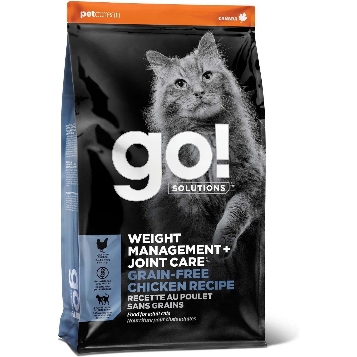 Go! Solutions Weight Management + Joint Care Grain-Free Chicken Recipe For Cats 3 Go! Solutions Weight Management + Joint Care Grain-Free Chicken Recipe For Cats