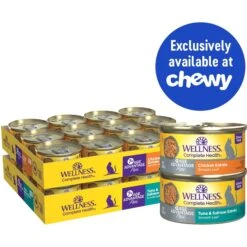 Wellness Complete Health Age Advantage Grain-Free Variety Pack Wet Cat Food, 3-oz Can, Case Of 24 12 Wellness Complete Health Age Advantage Grain-Free Variety Pack Wet Cat Food, 3-oz Can, Case Of 24 -PurePet Bites Shop 548950 PT1. AC SS1800 V1657748945