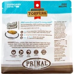 Primal Cupboard Cuts Fish Grain-Free Freeze-Dried Raw Dog Food Topper -PurePet Bites Shop 550014 PT1. AC SS1800 V1677595701