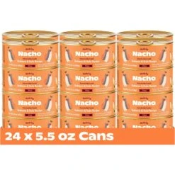 Made By Nacho Sustainably Caught Salmon & Sole Recipe Grain-Free Pate Wet Cat Food -PurePet Bites Shop 554806 PT2. AC SS1800 V1698959999