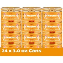 Made By Nacho Chicken Recipe Grain-Free Pate Wet Kitten Food, 3-oz Can, Case Of 24 -PurePet Bites Shop 554822 PT2. AC SS1800 V1698959746