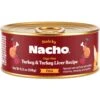 Made By Nacho Turkey & Turkey Liver Recipe Grain-Free Pate Wet Cat Food, 5.5-oz Can, Case Of 24 -PurePet Bites Shop 554838 MAIN. AC SS1800 V1698959802