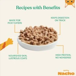 Made By Nacho WIld-Caught Chicken & Herring Recipe With Bone Broth Minced Wet Cat Food -PurePet Bites Shop 554862 PT3. AC SS1800 V1698247814