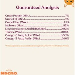 Made By Nacho Sustainably Caught Salmon & Sole Recipe With Bone Broth Minced Wet Cat Food -PurePet Bites Shop 554886 PT7. AC SS1800 V1698185908