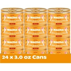 Made By Nacho Chicken Recipe Minced Wet Kitten Food, 3-oz Can, Case Of 24 13 Made By Nacho Chicken Recipe Minced Wet Kitten Food, 3-oz Can, Case Of 24 -PurePet Bites Shop 554902 PT2. AC SS1800 V1699026405