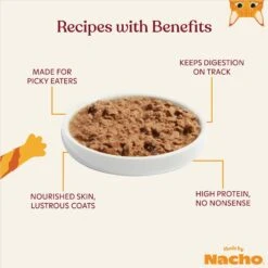 Made By Nacho Cage-Free Turkey & Turkey Liver Recipe Minced Wet Cat Food, 5.5-oz Can, Case Of 24 -PurePet Bites Shop 554918 PT3. AC SS1800 V1698247062