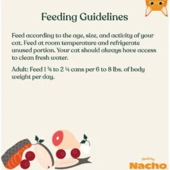 Made By Nacho Chicken, Herring & Salmon Variety Pack Grain-Free Pate Wet Cat Food, 3-oz Can, Case Of 12 -PurePet Bites Shop 554934 PT8. AC SS1800 V1699025548