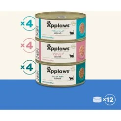 Applaws Fish Selection In Broth Variety Pack Wet Cat Food 15 Applaws Fish Selection In Broth Variety Pack Wet Cat Food -PurePet Bites Shop 566486 PT7. AC SS1800 V1657659867